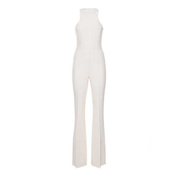 Michael Kors Collection Pants - Michael Kors Collection Cream Halter Jumpsuit